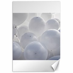 White Toy Balloons Canvas 20  X 30   by FunnyCow