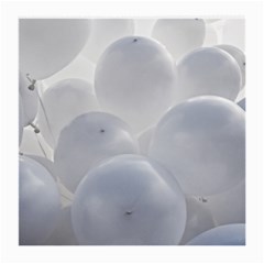 White Toy Balloons Medium Glasses Cloth (2-side) by FunnyCow