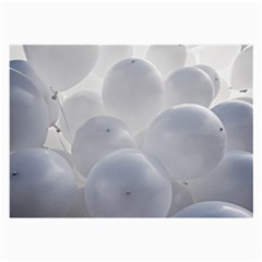 White Toy Balloons Large Glasses Cloth (2-side) by FunnyCow