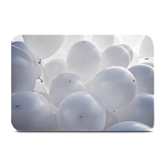 White Toy Balloons Plate Mats by FunnyCow