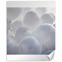 White Toy Balloons Canvas 11  X 14   by FunnyCow