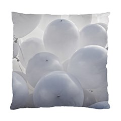 White Toy Balloons Standard Cushion Case (two Sides) by FunnyCow