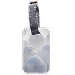 White Toy Balloons Luggage Tags (two Sides) by FunnyCow