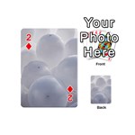 White Toy Balloons Playing Cards 54 (Mini)  Front - Diamond2