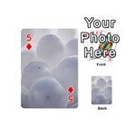 White Toy Balloons Playing Cards 54 (Mini)  Front - Diamond5