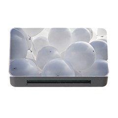 White Toy Balloons Memory Card Reader With Cf by FunnyCow