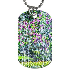 Lilacs Of The First Water Dog Tag (two Sides) by FunnyCow