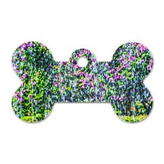 Lilacs Of The First Water Dog Tag Bone (one Side) by FunnyCow