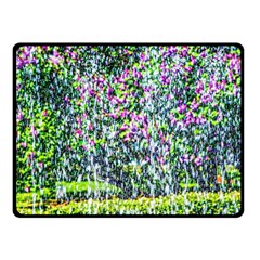 Lilacs Of The First Water Double Sided Fleece Blanket (small)  by FunnyCow