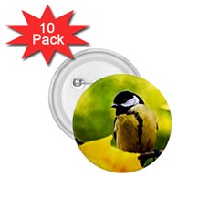 Tomtit Bird Dressed To The Season 1 75  Buttons (10 Pack) by FunnyCow