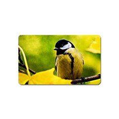 Tomtit Bird Dressed To The Season Magnet (name Card) by FunnyCow