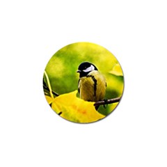 Tomtit Bird Dressed To The Season Golf Ball Marker (4 Pack) by FunnyCow