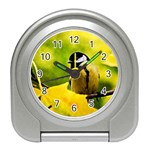 Tomtit Bird Dressed To The Season Travel Alarm Clock Front