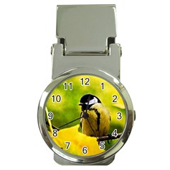 Tomtit Bird Dressed To The Season Money Clip Watches by FunnyCow