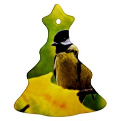 Tomtit Bird Dressed To The Season Ornament (christmas Tree)  by FunnyCow