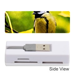 Tomtit Bird Dressed To The Season Memory Card Reader (stick) by FunnyCow