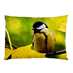 Tomtit Bird Dressed To The Season Pillow Case (two Sides) by FunnyCow