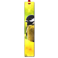 Tomtit Bird Dressed To The Season Large Book Marks by FunnyCow