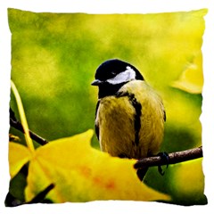 Tomtit Bird Dressed To The Season Standard Flano Cushion Case (one Side) by FunnyCow