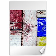 Abstract Art Of Grunge Wood Canvas 12  X 18   by FunnyCow