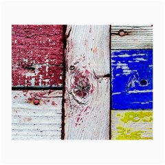 Abstract Art Of Grunge Wood Small Glasses Cloth (2-side) by FunnyCow