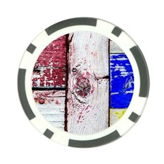 Abstract Art Of Grunge Wood Poker Chip Card Guard by FunnyCow