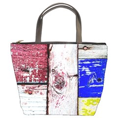 Abstract Art Of Grunge Wood Bucket Bags by FunnyCow