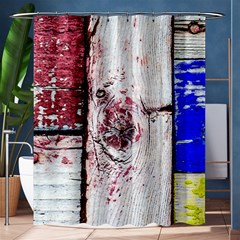 Abstract Art Of Grunge Wood Shower Curtain 60  X 72  (medium)  by FunnyCow