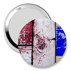 Abstract Art Of Grunge Wood 3  Handbag Mirrors by FunnyCow