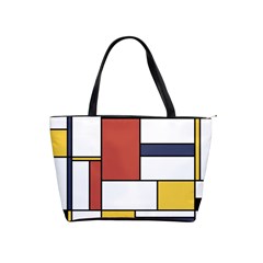 Neoplasticism Style Art Shoulder Handbags by FunnyCow