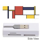 Neoplasticism Style Art Memory Card Reader (Stick) Front