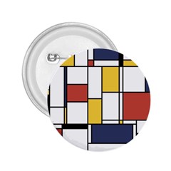 De Stijl Abstract Art 2 25  Buttons by FunnyCow