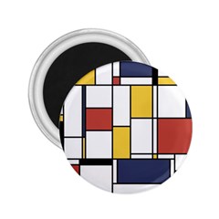 De Stijl Abstract Art 2 25  Magnets by FunnyCow