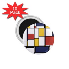 De Stijl Abstract Art 1 75  Magnets (10 Pack)  by FunnyCow