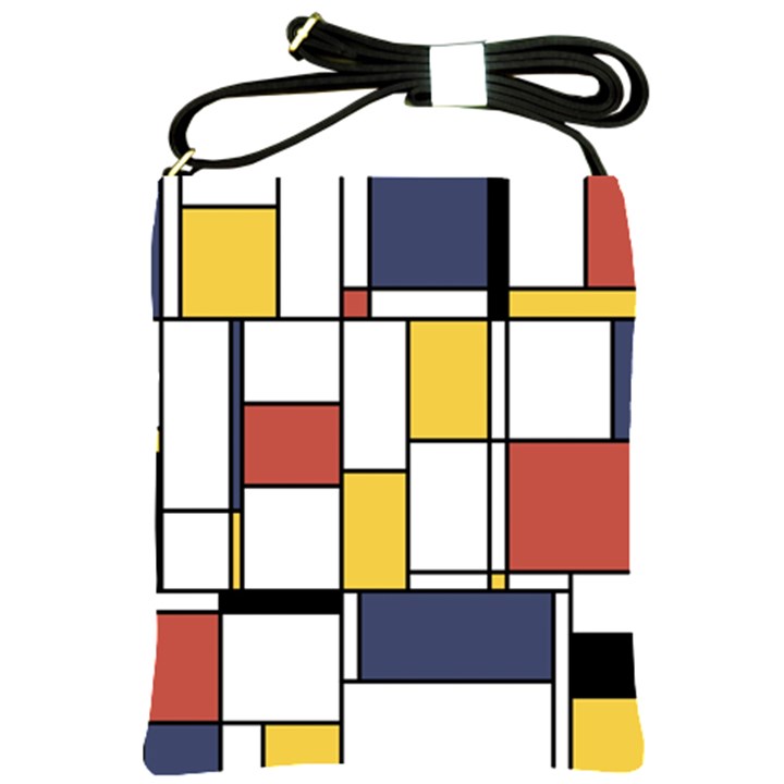 De Stijl Abstract Art Shoulder Sling Bags