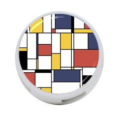 De Stijl Abstract Art 4-port Usb Hub (two Sides) by FunnyCow