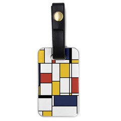 De Stijl Abstract Art Luggage Tags (one Side)  by FunnyCow