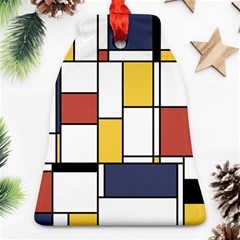 De Stijl Abstract Art Bell Ornament (two Sides) by FunnyCow