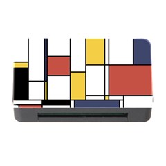 De Stijl Abstract Art Memory Card Reader With Cf by FunnyCow