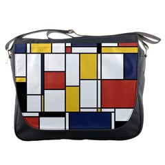 De Stijl Abstract Art Messenger Bags by FunnyCow