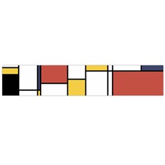 De Stijl Abstract Art Large Flano Scarf  by FunnyCow