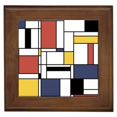 Abstract Art Of Avant Garde Framed Tiles by FunnyCow