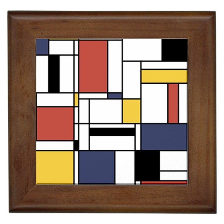 Abstract Art Of Avant Garde Framed Tiles