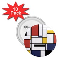 Abstract Art Of Avant Garde 1 75  Buttons (10 Pack) by FunnyCow