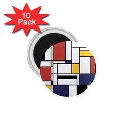 Abstract Art Of Avant Garde 1 75  Magnets (10 Pack)  by FunnyCow