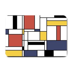 Abstract Art Of Avant Garde Small Doormat  by FunnyCow