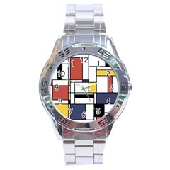 Abstract Art Of Avant Garde Stainless Steel Analogue Watch by FunnyCow