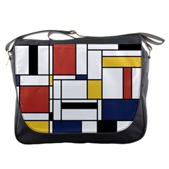 Abstract Art Of Avant Garde Messenger Bags by FunnyCow