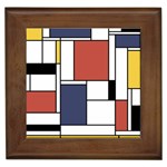 Neoplasticism Abstract Art Framed Tiles Front