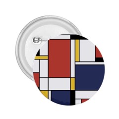 Abstract Art Of De Stijl 2 25  Buttons by FunnyCow